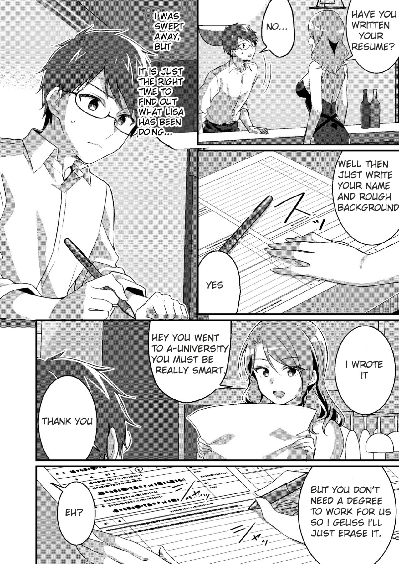 Hentai Manga Comic-I was rewritten as a gyaru girl.-Read-3